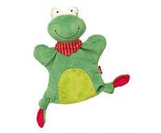 sigikid, Fille et Garçon, Marionnette à Main Chiffon Grenouille, Vert, 41986