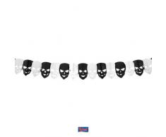 Mini guirlande Têtes de morts 2 m