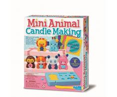 4M Crea: KIT Bougies en Forme danimaux, Contient des Instructions détaillées, en boîte, 8+