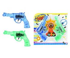Toi-Toys- Fusil de Chasse 2 Pièces Lumière Comprise Pistolets Eau, 32356A, Multicolore