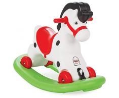 Pilsan 07-520k Cheval à Bascule Musical 2 en 1 à Bascule et Pied au Sol Blanc