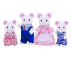 Sylvanian Families - 3111 - Famille Souris Blanche - Mini Poupée