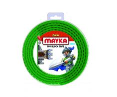 Mayka 34652 Ruban Adhésif - 4 Studs, Vert, 2 mètre