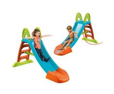 FEBER - Toboggan à eau, pour garçons et filles de 3 à 10 ans, Bleu (Famosa 800009001)