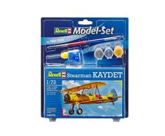 Revell Model Set - 64676 - Maquette - Stearman Kaydet - Jaune - Échelle 1/72 - 29 pièces
