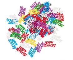 Susy Card 11411055 Confettis avec Inscription « Happy Birthday » Décoration de Table 50 g
