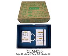 RM - Ensemble carnet mug avec Message, Cette Tasse est pour Que des Sets de matériel Scolaire (1)