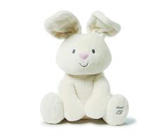 GUND- Animated Bunny Peluche, 4061346FR, Blanc, 30 cm