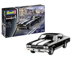 Revell 07662 Maquette de Voiture 1968 Chevy Chevelle, échelle 1/25, Multicolore