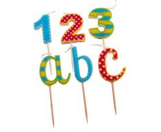 Folat- Bougies, 61321, Multicolore, 6er Pack