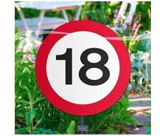 La signaux de trafic 18 anniversaire Décoration