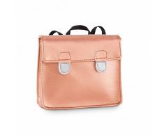 Corolle - DYK18 - Cartable Or Rose pour Poupée Ma Corolle