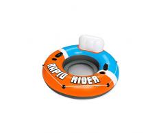 BESTWAY 43116 CoolerZ Rapid Rider Tube Bouilloire Flottante Multicolore 135 cm