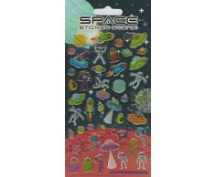 Paper Projects 01.70.19.004 Space Kidscraft Lot de Stickers