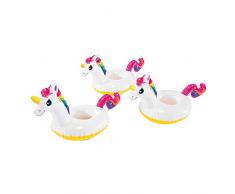 INTEX Porte verre gonflable Licorne Multi 41cmx20cm