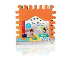 Infantino- Tapis 6 Dalles mousses utilisable dès la Naissance, 216056