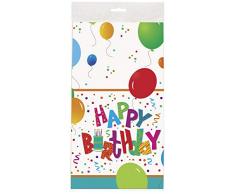 Unique Party - 27173 - Nappe en Plastique Anniversaire - Jamboree - 213 cm x 137 cm