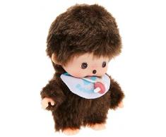 Sekiguchi 235540 Original Bebichhichi Junge Peluche Marron/Bavoir Env. 15 cm