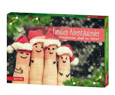 Roth 80283 Calendrier de lAvent pour la Famille, 24 Fois Familial, env. 50 x 35 x 4 cm, Multicolore