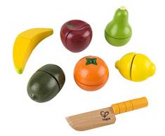 Hape - E3117 - Jeu dImitation en Bois - Cuisine - Fruits Frais à Découper