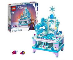 LEGO®-Disney Princess™ La boîte à bijoux dElsa Inspiré du palais Reine des Neiges 2 de Disney Jouet Fille et Garçon 6 Ans et Plus, 300 Pièces 41168