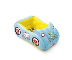 Bestway 93535-19 Fisher Price Poussette de Sport Gonflable avec 25 balles Multicolore 119 x 79 x 51 cm