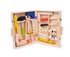 Small foot company - 2079 - Jeu Dimitation - Coffre À Outils - Lino