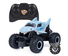 Monster Jam - 6044952 - Jouet enfant - RC Megalodon - Véhicule échelle 1:24 - Voiture radiocommandée