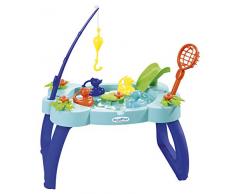 Jouets Ecoiffier -4610 - Table de pêche aux canards – Jeu de plein air pour enfants – Dès 18 mois – Fabriquée en France