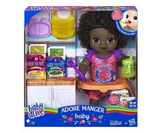 Baby Alive - Adore Manger - Poupee Cheveux Noirs