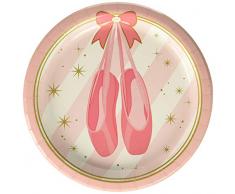 Creative Converting Lot de 8 assiettes à dessert en papier Multicolore 17,8 cm