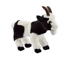 Anima Peluche Chèvre Noire et Blanche 26cmL