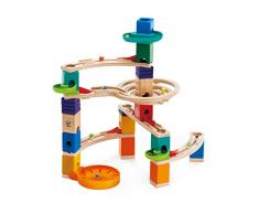 Hape-HAPE-E6020-Jeux de Construction et Circuit de Billes Cliffhanger Jouets en Bois, E6020, Multicolore