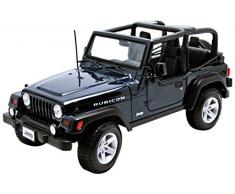 Maisto - 31663 - Véhicule Miniature - Modèle À Léchelle - Jeep Wrangler Rubicon - Echelle 1/18 - Rouge