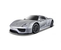 Maisto - 81249 - Voiture Miniature - Porsche 918 Spyder - Radiocommandée - Echelle 1/14 - Argent