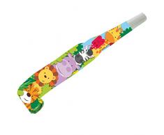 amscan 9901789 Numéro 7 Rose Finition métallique Celebration Bougies