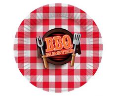 Folat BBQ Master XL Lot de 8 Assiettes jetables 27 cm
