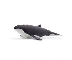 WWF - Peluche Baleine à Bosse - Peluche Réaliste avec Nombreux Détails Ressemblants - Douce et Souple - Normes CE - Hauteur 33 cm