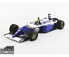 Minichamps- Voiture Miniature de Collection, 540941832, Bleu/Blanc/Or