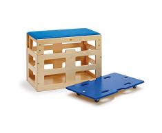 Erzi 75 x 39.5 x 59 cm Allemand Jouet en Bois Sportbox avec Top