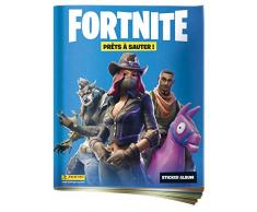 Panini France SA-Album de 64 Pages + 1 Poster Fortnite Stickers, 2518-009