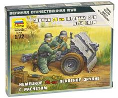 Zvezda - Z6156 - Maquette - Figurine - Canon 75 Mm Allemand