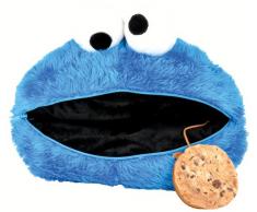 United Labels Sesame Street - oreiller Cookie Monster, ca. 40 cm