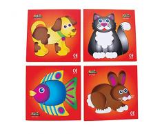 Just Jigsaws Il Vous Suffit de scie Jj582 Pets débutants Plateau Puzzle