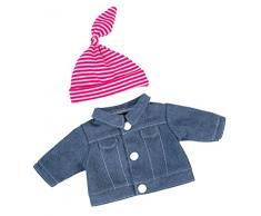 Bayer Design - 83054 - Vêtement Pour Poupée - Habit Poupon - Blouson Jean - 28-33Cm