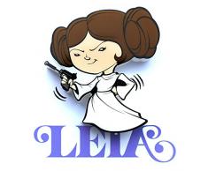 3D Light FX Star Wars Leia 3D Deco Mini Applique Murale à LED