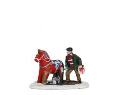 Edelman 8718861347630 Dalarna-L9,5XW6,5XH7 cm Noël Crèche Personnages et Animaux Multicolore