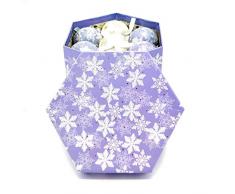 Gifts 4 All Occasions Limited 2991 SHATCHI-143 Lot de 14 boules de Noël incassables 7 cm