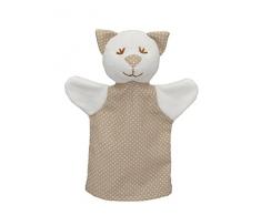 MU mubrno 20404 A Chat 26 cm Mimi, Points, Marionnette, Multicolore