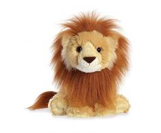 Aurora World Destination Nation Lion Jouet en Peluche (Orange/Marron/Blanc)